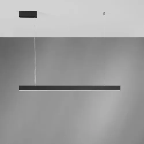 Popularny W kolorze brązu lampa wisząca listwa ledowa 105cm Vivida International 0100.30.BZ WN Segment LED 28+8W 2700-3000-4000K