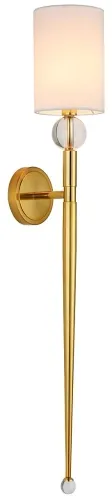 Wysoka jakość Złoty kinkiet z białym abażurem Step Into Design ST-8436 AGB-CE GOLD Dama E14