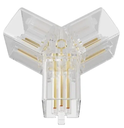 Łacznik potrójny 120 stopni z zasilaniem do konfigurowalnej lampy hexagon Light Prestige LP-0209 łącznik 3L 120 Geometric New Rabat