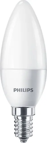Dodaj do koszyka Mocna żarówka LED neutralna E14 B38 7W 806LM 4000K Philips 8719514312982