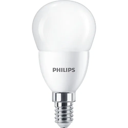 Mocna żarówka LED ciepła E14 P48 7W 806LM 2700K Philips 8719514313040 Wysoka jakość