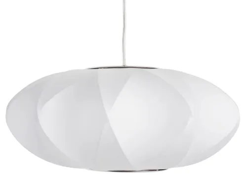 Biała okrągła lampa wisząca Step Into Design ST-2334-40 Silk X-Shape E27 40cm Dostępne od ręki