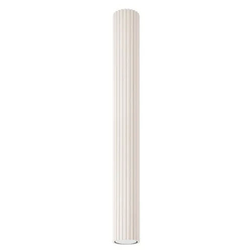 Wyjątkowa oferta Beżowa lampa sufitowa tuba spot karbowana Sollux Lighting SL.1591 Karbon GU10 60cm x 6,5cm