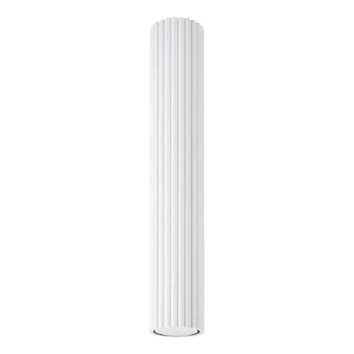 Biała lampa sufitowa tuba spot karbowana Sollux Lighting SL.1533 Karbon GU10 40cm x 6,5cm Zamów dziś