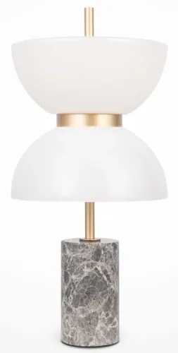Lampa stołowa z marmurową podstawą i szkalnym kloszem Maytoni MOD178TL-L11GR3K Kyoto LED 11W 3000K 46cm Dostępne od ręki