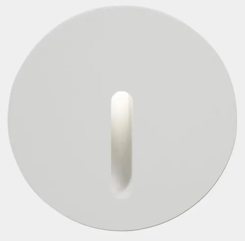 Biała okrągła lampa wpuszczana elewacyjna Leds C4 05-E015-14-CK Bat LED 2,2W 2700K CRI92 IP66 5,2cm Promocja