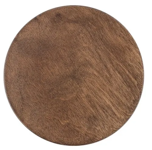 Okrągły płaski kinkiet z sklejki w kolorze ciemnego drewna Nowodvorski 11288 Timber LED 7W 3000K CRI90 15cm Kup teraz