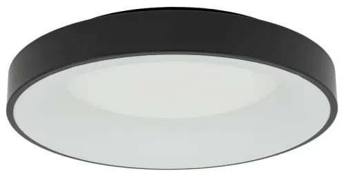 Oferta Okrągły czarno biały wklęsły plafon sufitowy ledowy Nowodvorski 11207 Nikki Round 48W 3000K 48cm