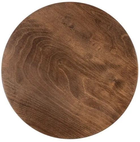 Płaski okrągły kinkiet z sklejki w kolorze ciemnego drewna Nowodvorski 11291 Timber LED 13W 3000K CRI90 35cm Najlepsza cena
