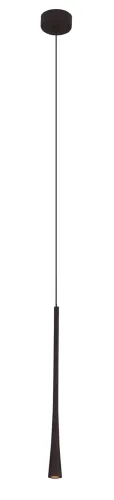 Czarna lampa wisząca smukła tuba 40cm Max Light P0372 Coffee LED 7W 3000K 3cm Ostatnia szansa