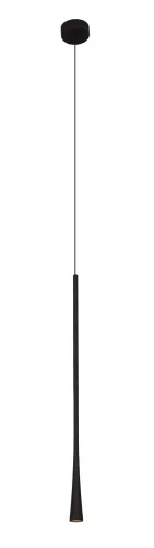 Czarna lampa wisząca smukła tuba 60cm Max Light P0373 Coffee LED 7W 3000K 3cm Nowy