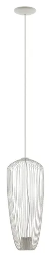 Szara druciana lampa wisząca nad stół Nowodvorski 11242 Pumpkin GU10 27cm Tani