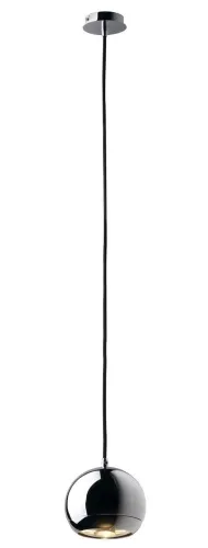 Najlepsza cena Lampa wisząca czarna kula światło punktowe SLV 133482 Light GU10 15cm