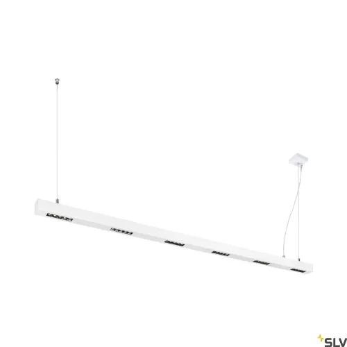 Biała podłużna lampa wisząca listwa ledowa SLV 1000935 Q-Line 93W 4000K CRI90 150cm ściemnialna Ograniczona ilość