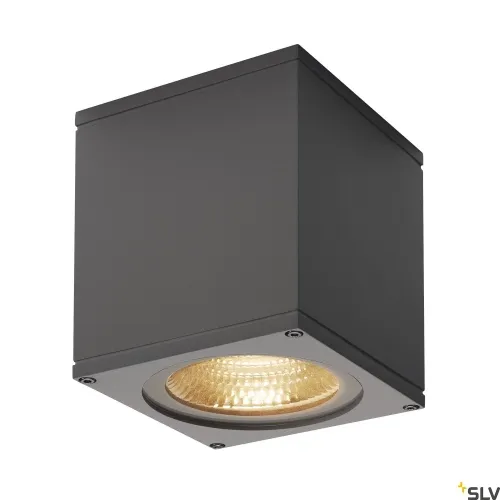 Antracytowa zewnętrzna lampa sufitowa SLV 234535 Big Theo LED 21W 3000K IP44 24stopnie Zamów dziś