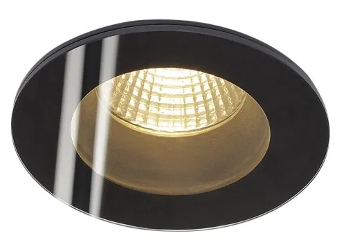 Czarna ściemnialna okrągła lampa podtynkowa SLV 114440 Patta LED 11W 3000K 745LM 38stopni IP65 8,3cm Tani
