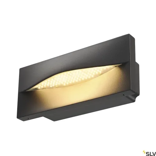 Antracytowa oprawa elewacyjna wpuszczana SLV 233635 Adi LED 18W 3000K IP55 Nie przegap