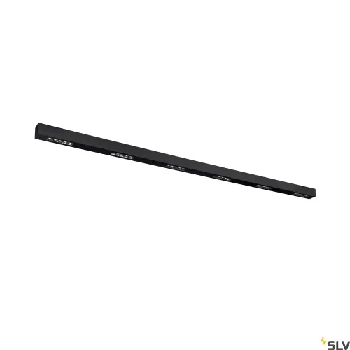 Zamów dziś Czarna lampa sufitowa listwa ledowa SLV 1000695 Q-Line LED 93W 4000K CRI90 30stopni 200cm ściemnialna