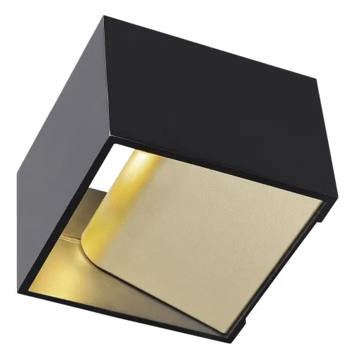 Czarno złoty ściemniany kinkiet kostka SLV 1000638 Logs LED 11W 2000-3000K CRI90 Zniżka