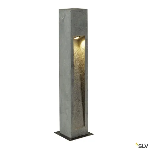 Promocja Szary kamienny słupek oświetleniowy SLV 231371 Arrock LED 9W 3000K IP55 75cm
