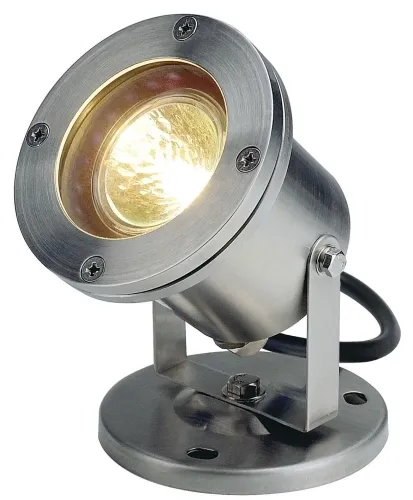 Nowość Naziemna lampa zewnętrzna reflektor z stali nierdzewnej SLV 229090 Nautilus GU5.3 IP67