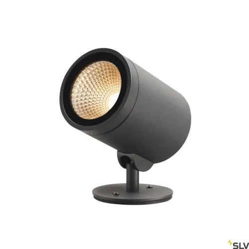 Hit sprzedaży Antracytowy zewnętrzny reflektor stojący lub wbijany w ziemię SLV 228555 Helia LED 15W 3000K 40stopni IP66 ściemnialny fazowo