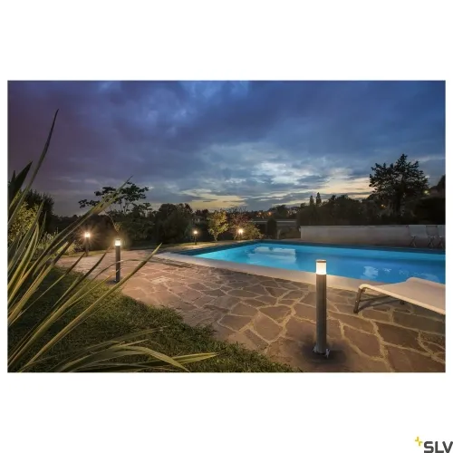 Zewnętrzny słupek oświetleniowy ze stali nierdzewnej SLV 228110 Trust LED 9W 3000K IP55 60cm Oferta czasowa