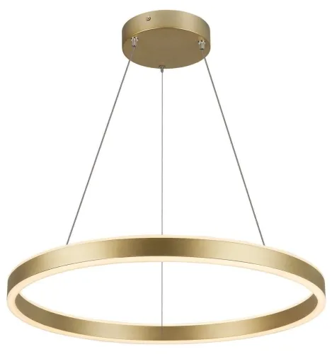 Mosiężna lampa wisząca obręcz dwustronne światło SLV 1005177 One LED CCT 3000K/4000K CRI90 Dali2 60cm Wybór klientów