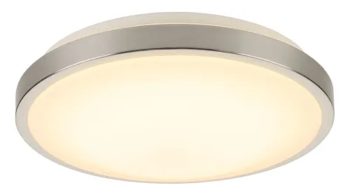 Aluminiowy szczotkowany okrągły ściemnialny plafon SLV 155156 Marona LED 15W 3000K 1200LM 30cm Darmowy zwrot
