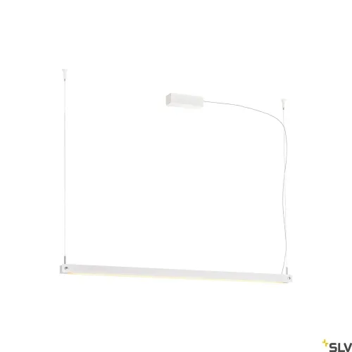Zamów teraz Lampa wisząca biała listwa ledowa SLV 1003532 Noya 32W 2700K/3000K CRI90 115stopni 120cm ściemnialna fazowo