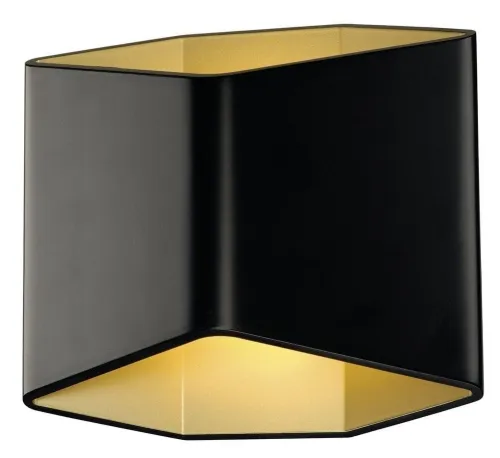 Zniżka Czarno złoty kinkiet foremny ściemnialny SLV 151710 Cariso LED 9,8W 2700K