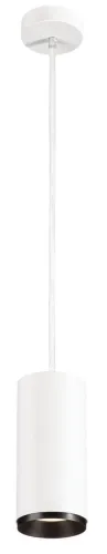 Oferta Biało czarna lampa wisząca walec SLV 1004647 Numinos LED 28W 4000K 36stopni CRI90 10cm x 21,3cm Dali
