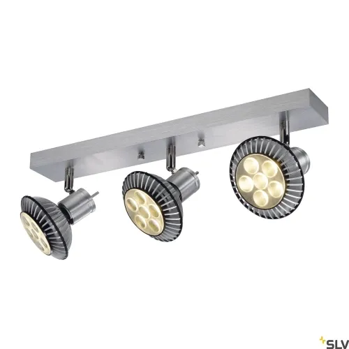 Oferta czasowa Aluminiowa listwa 45cm z trzema reflektorami GU10 SLV 147443 Asto