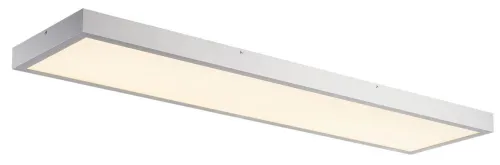 Łatwy zwrot Szara płaska prostokątna lampa sufitowa SLV 1003054 Panel LED 43W 3000K Dali 119cm