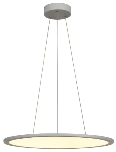 Dodaj do koszyka Szara okrągła płaska lampa wisząca SLV 1003046 Panel LED 43W 3000K 110stopni Dali 60cm