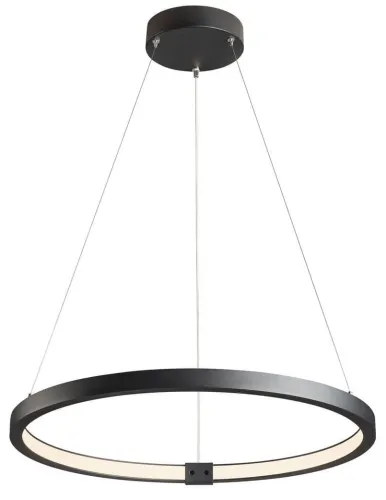 Lampa wisząca czarna obręcz ledowa SLV 1002909 One 24W 3000/4000K CRI90 Dali2 60cm Tylko dziś