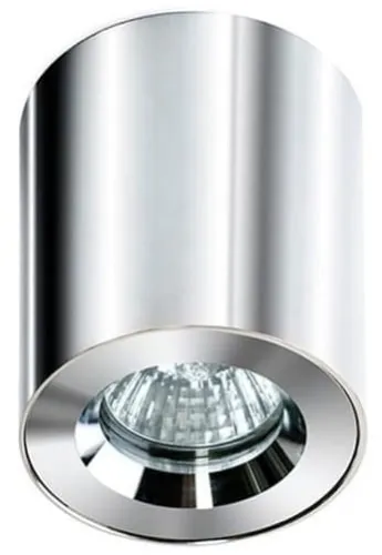 Chromowana wodoszczelna lampa sufitowa tuba spot Azzardo AZ1360 Aro GU10 IP54 10cm x 8cm Nie przegap