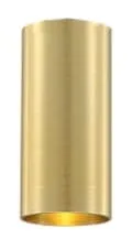 Złota lampa sufitowa tuba walec 6x11cm Elkim Lighting 301001005 Stala GU10 Zamów dziś