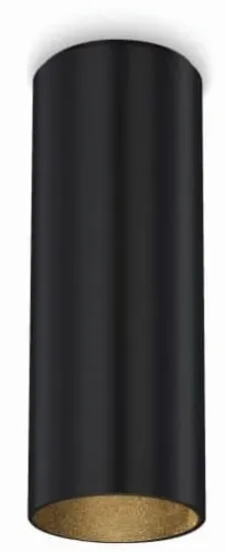 Czarna lampa sufitowa tuba walec Elkim Lighting 321901233 Lazer LED 5W 4000K 38stopni 6cm x 16,3cm Hit sprzedaży