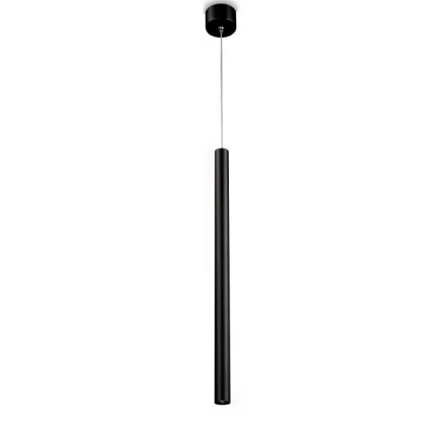 Zniżka Czarna lampa wisząca smukła tuba 2,8cm x 50cm Elkim Lighting 501201103 Scop LED 3W 3000K 30stopni