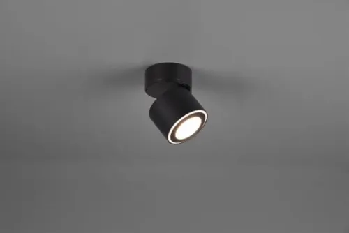 Lampa sufitowa punktowa spot regulowana Trio 652910132 Taurus LED 3,5W 1,5W 3000K Czarny Hit sprzedaży