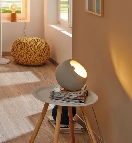Wybór klientów Neordic Ingram Lampa stołowa max. 1x20W E27 230V Szary Beton Paulmann PL79663