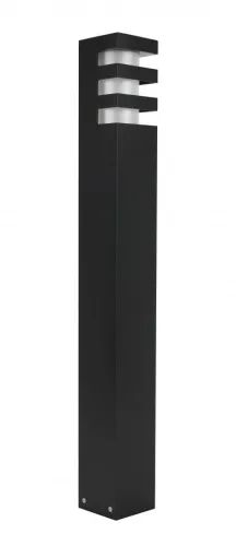 Czarny słupek oświetleniowy SU-MA RADO 1 BL Rado E27 IP54 75cm Hit sprzedaży