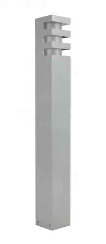 Dostępne od ręki Srebrny słupek oświetleniowy SU-MA RADO 1 AL Rado E27 IP54 75cm