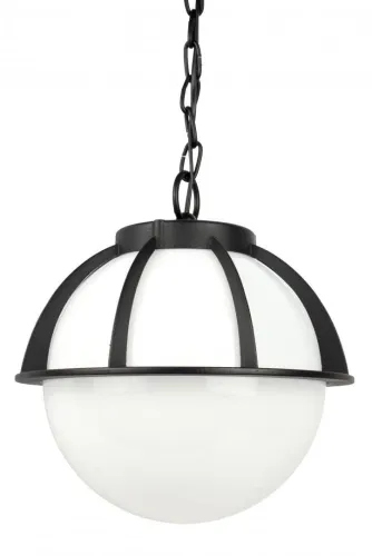 Zewnętrzna lampa wisząca szklana kula SU-MA K 1018/1/KPO 250 Kule z koszykiem E27 IP43 30cm x 69cm Taniej