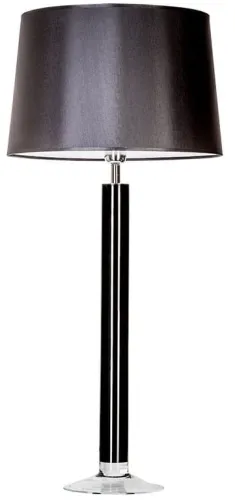 Lampa stołowa z szklaną czarną podstawą i czarno białym abażurem 4Concepts L207265247 Fjord E27 86cm x 40cm Zamów dziś
