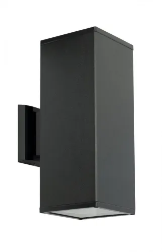 Czarna zewnętrzna lampa ścienna kinkiet elewacyjny SU-MA 8001 BL Adela 2xE27 IP54 Obniżka ceny