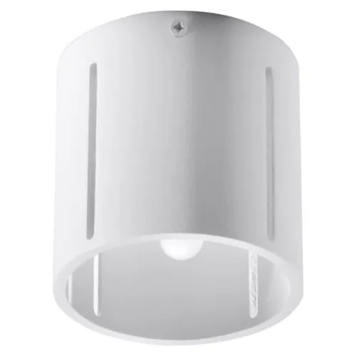 Biała lampa sufitowa tuleja 10x10cm z nacięciami Sollux Lighting SL.0355 G9 Kup online
