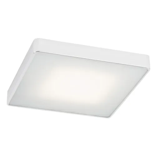 Biały kwadratowy zaoblony plafon lampa sufitowa Argon 652 Ontario 2xE27 25cm Tani