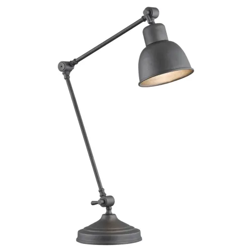 Tylko do końca tygodnia Antracytowa lampa stołowa biurkowa z przegubami Argon 3195 Eufrat E27 45cm